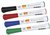 Whiteboardmarker Nobo Glide rond assorti 1mm 4st