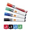 Whiteboardmarker Nobo Liquid ink rond assorti 3mm 4st photo