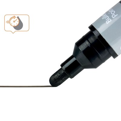 Whiteboardmarker Nobo Liquid ink rond assorti 3mm 4st