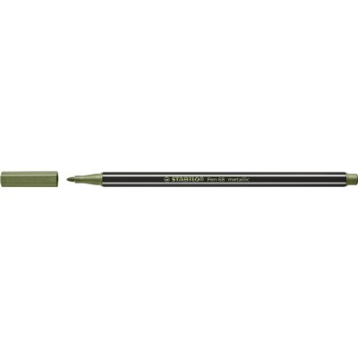 Feutre STABILO Pen 68/843 Metallic Medium vert clair