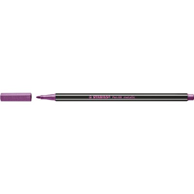 Viltstift STABILO Pen 68/856 medium metallic roze