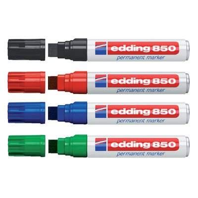 Viltstift edding 850 blok 5-16mm zwart