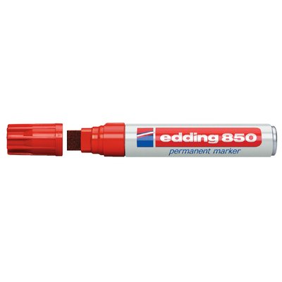Viltstift edding 850 blok 5-16mm rood