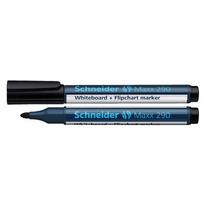 Whiteboardmarker Schneider Maxx 290 rond 2-3mm zwart