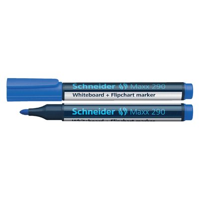 Whiteboardmarker Schneider Maxx 290 rond 2-3mm blauw