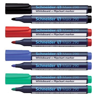 Marqueur tableau blanc Schneider Maxx 290 ogive 2-3mm vert
