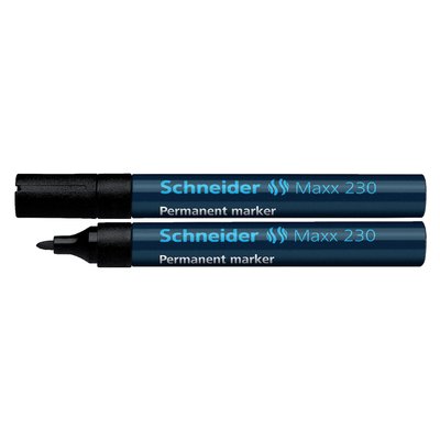 Marqueur permanent Schneider Maxx 230 ogive 1-3mm noir