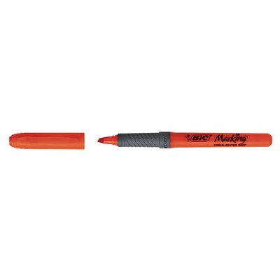 Markeerstift Bic brite liner grip oranje