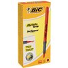 Markeerstift Bic brite liner grip oranje foto