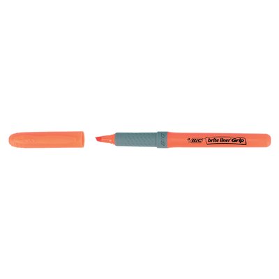 Markeerstift Bic brite liner grip oranje