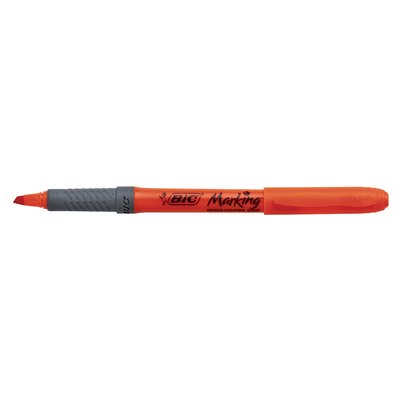 Markeerstift Bic brite liner grip oranje