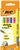 Markeerstift Bic grip assorti etui à 5 stuks