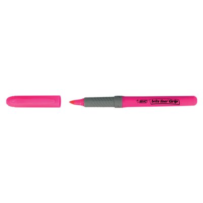 Markeerstift Bic grip assorti etui à 5 stuks