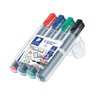Marqueur chevalet Staedtler 356 ogive 2mm 4 pièces assorti Photo