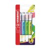 Markeerstift STABILO Swing cool 275/4 assorti etui à 4 stuks foto