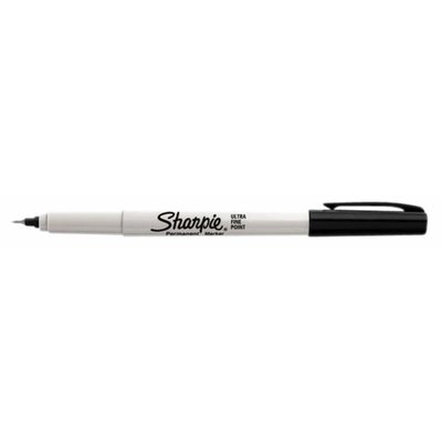 Feutre Sharpie ogive Ultra Fin noir blister 2 pièces