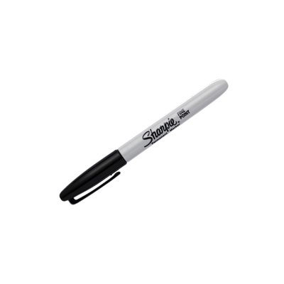 Feutre Sharpie ogive Fin noir blister 2 pièces