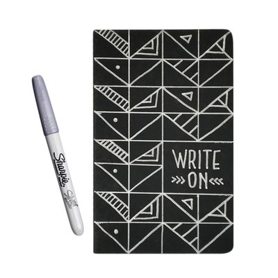 Feutre Sharpie ogive Fin Metallic Argent blister 1 pièce