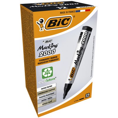 Feutre BIC 2000 ECOlutions ogive Large noir