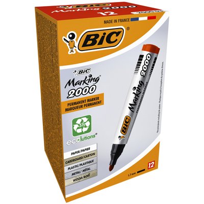 Feutre BIC 2000 ECOlutions ogive Large rouge