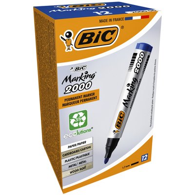 Feutre BIC 2000 ECOlutions ogive Large bleu