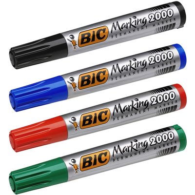 Feutre BIC 2000 ECOlutions ogive Large bleu