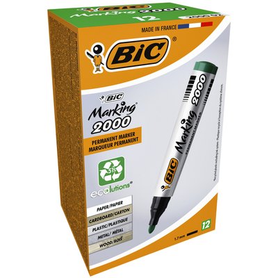Feutre BIC 2000 ECOlutions ogive Large vert