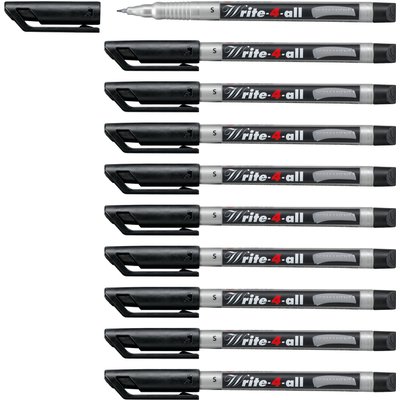 Feutre CD STABILO Write-4-All 166/46 Extra Fin noir