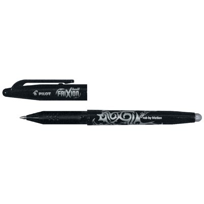Rollerpen PILOT friXion medium zwart