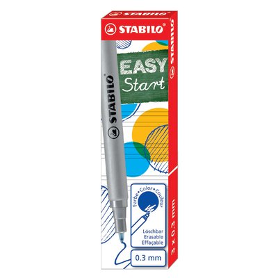 Recharge roller STABILO EASYoriginal Fin bleu boîte 3 pièces