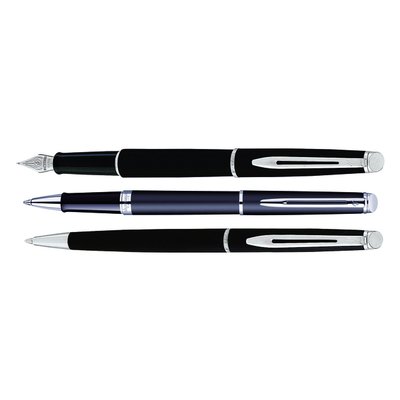 Rollerpen Waterman Hémisphère matte black CT fijn