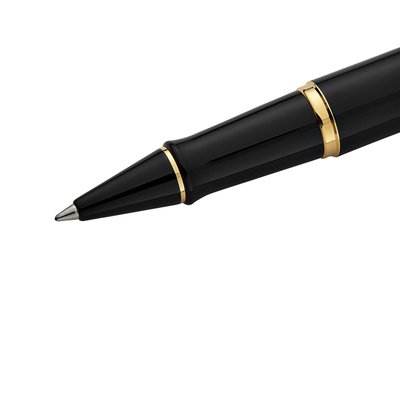 Rollerpen Waterman Expert black lacquer GT fijn