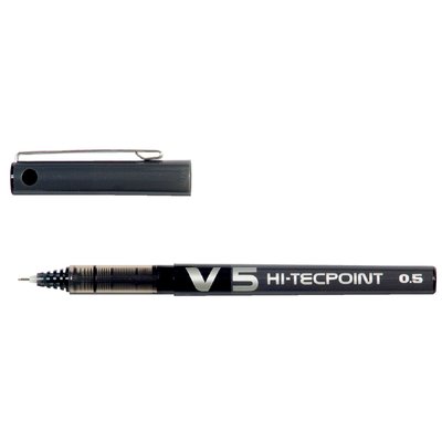 Rollerpen PILOT Hi-Tecpoint V5 fijn zwart