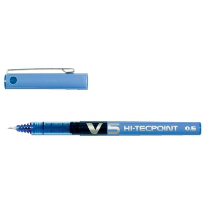 Roller PILOT Hi-Tecpoint V5 Fin bleu