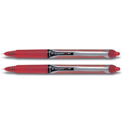 Roller PILOT Hi-Tecpoint V5 RT Fin rouge