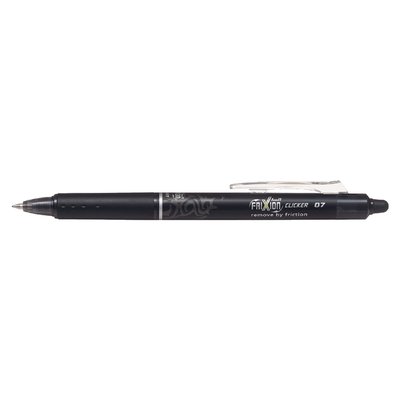 Rollerpen PILOT friXion clicker medium zwart