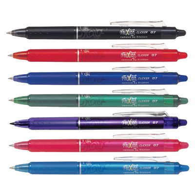 Rollerpen PILOT friXion clicker medium rood