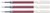Gelschrijvervulling Pentel LR7 Energel medium rood