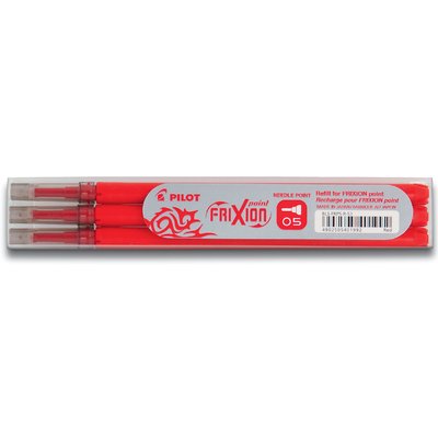 Recharge roller PILOT FriXion Fin rouge 3 pièces