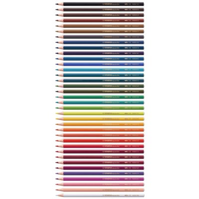 Kleurpotloden STABILO 1624 aquacolor Arty assorti etui à 24 stuks