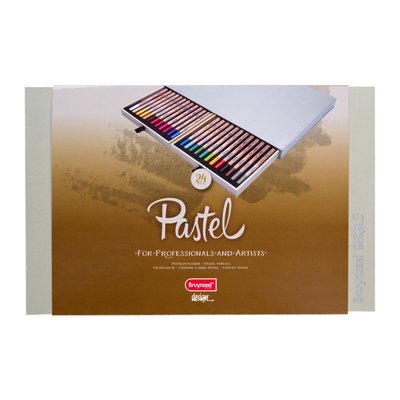 Crayon pastel Bruynzeel Design boîte luxueuse 24 couleurs