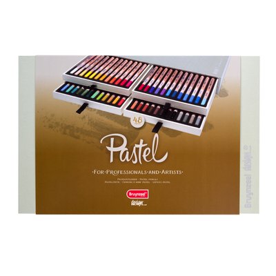 Crayon pastel Bruynzeel Design boîte luxueuse 48 couleurs