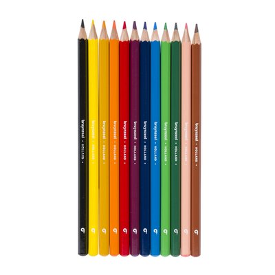 Crayon de couleur Bruynzeel Kids set 12 couleurs
