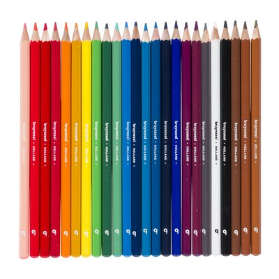 Crayon de couleur Bruynzeel Kids set 24 couleurs