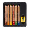 Crayon de couleur Bruynzeel Kids Soft + taille-crayon 6 couleurs Photo