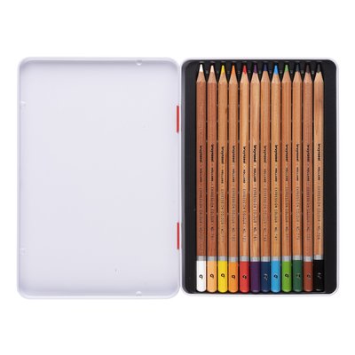 Crayon de couleur Bruynzeel Expression boîte métal 12 pièces
