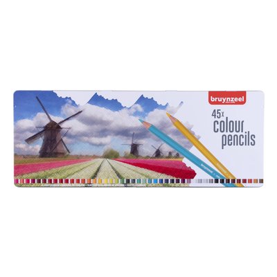 Crayon de couleur Bruynzeel Creatives Holland boîte 45 couleurs