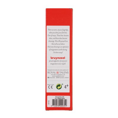 Crayon graphite Bruynzeel Burotek 2H