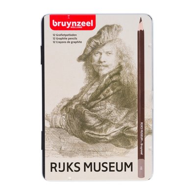 Crayon graphite Rijksmuseum Rembrandt van Rijn set 12 duretés