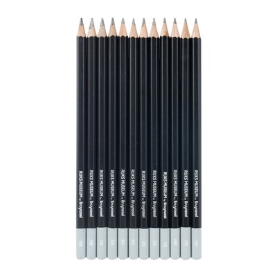 Crayon graphite Rijksmuseum Rembrandt van Rijn set 12 duretés
